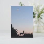 Moonriseの魔法のブランクの挨拶状 カード (スタンド正面)