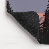 Moonrise Early Winter | Anchorage, Alaska マウスパッド (コーナー)