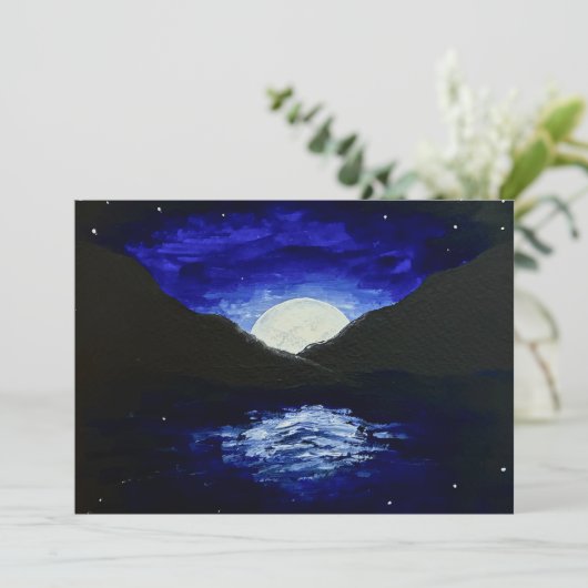 Moonrise Greeting Card カード (スタンド正面)