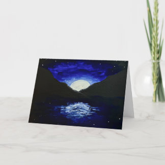 Moonrise Greeting Card カード