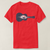 Moonrise on the Guitar838 Tシャツ (デザイン正面)