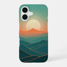 Moonrise Retro Vista iPhone 16ケース