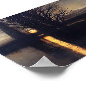 Moonrise – Stanisław Masłowski 1884 – Moon ポスター (角)