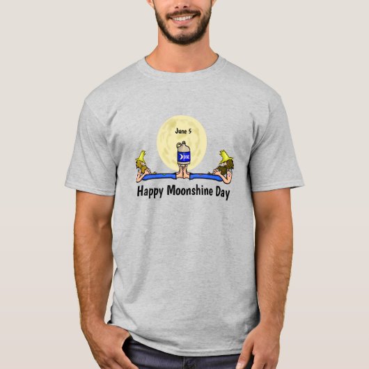 Moonshine Day Tシャツ – 2 Appalachian Hillbillies (正面)