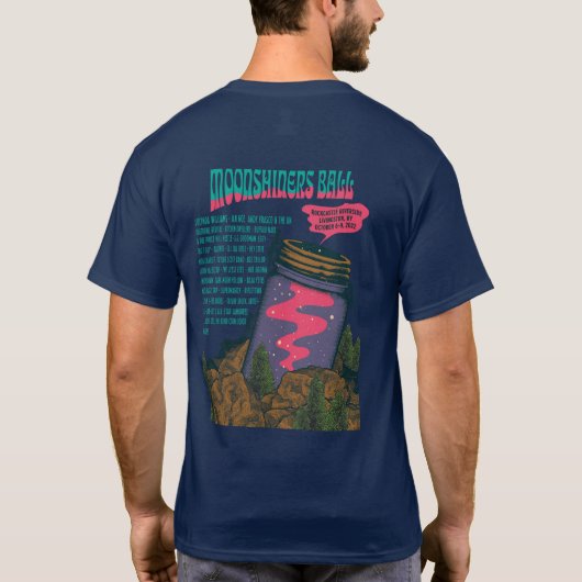 Moonshiner's Ball 2022ラインアップTシャツ Tシャツ (裏面)