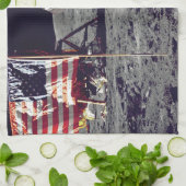 Moonwalkアポロ17 キッチンタオル (折り畳み)