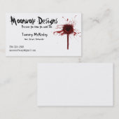 Moonwolfは名刺を設計します 名刺 (正面/裏面)