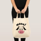 Mooo! 牛 トートバッグ (正面(商品))
