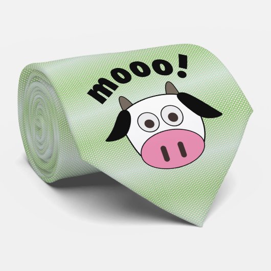 Mooo! 牛 ネクタイ (ロール)