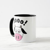 Mooo! 牛 マグカップ (正面左)