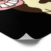 MOOOHCHAS GRACIAS AMIGO cinco de mayo おもしろい cow ポスター (角)