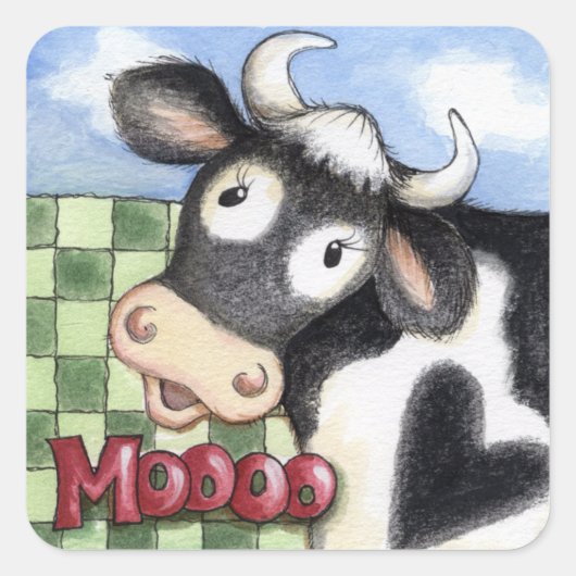 Moooo – ステッカー (正面)