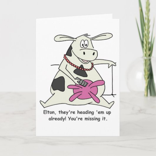 Moooooveそれら! 挨拶状 カード (正面)