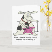 Moooooveそれら! 挨拶状 カード (黄色い花)