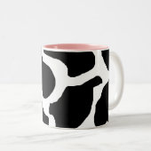 Mooooove、私はコーヒーを必要とします ツートーンマグカップ (正面右)
