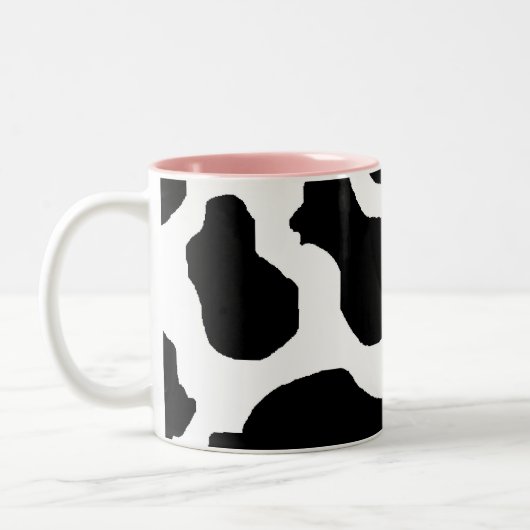 Mooooove、私はコーヒーを必要とします ツートーンマグカップ (左)