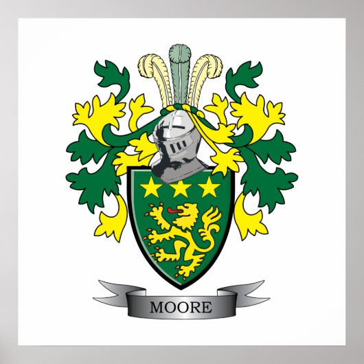 Moore Coat of Arms ポスター (正面)