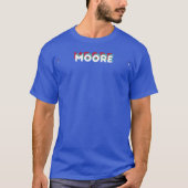 Moore Name Funny Name Moore 80s theme Tシャツ (正面)