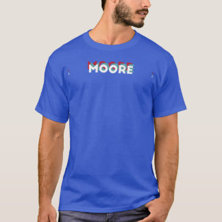 Moore Name Funny Name Moore 80s theme Tシャツ