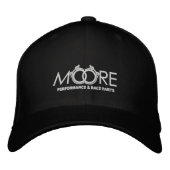 Moore Performance Parts Turbo Hat 刺繍入りキャップ (正面)