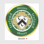 Moore Shield & Celtic Cross Personalized シール (シート)