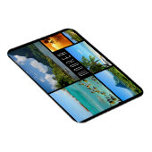 Mooreaランドスケープ旅行写真コラージュ マグネット (右側)