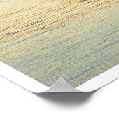 Moored Sailboat at Sunset (Kenmare Bay) ポスター (角)