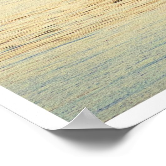 Moored Sailboat at Sunset (Kenmare Bay) ポスター (角)