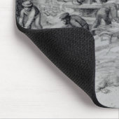 Moorfieldsの下水道の、ロンドン拡大1841年 マウスパッド (コーナー)