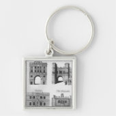 Moorgate、Cripplegate、Ludgate Bridgegate キーホルダー (正面)