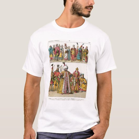 Moorishおよびトルコ人の服 Tシャツ (正面)