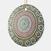 Moorishのタイルのオーナメント セラミックオーナメント (左)