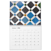 Moorish Mosaics 2026 Calendar カレンダー (1月 2026)