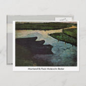 Moorkanalバイポーラモデソーン – ベッカー ポストカード (正面/裏面)