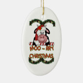 Moorryクリスマス牛オーナメント セラミックオーナメント (右)