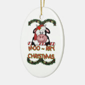 Moorryクリスマス牛オーナメント セラミックオーナメント (左)