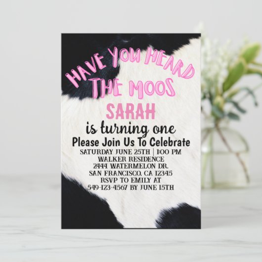 Moosの女の子が一つの誕生日を回すのを聞いたことがあるか 招待状 (スタンド正面)