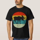 MOOSEレトロヴィンテージシルエット70s Tシャツ (正面)