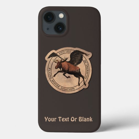 Moose Aviation Patch飛んでいる Case-Mate iPhoneケース iPhone 13ケース (裏面)