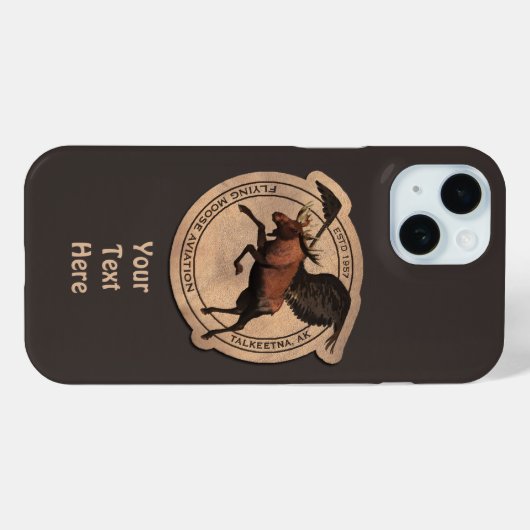 Moose Aviation Patch飛んでいる Case-Mate iPhoneケース iPhone 15ケース (裏面 (横))