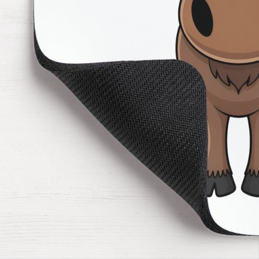 Moose Christmas Tree Lights Funny Xmas Moose Lover マウスパッド (コーナー)