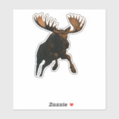 Moose Cut-out sticker シール (シート)
