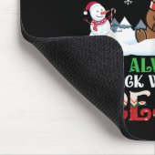 Moose Dad Who Always Came Back With The Present Ch マウスパッド (コーナー)