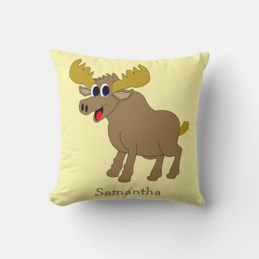 Moose Design Personalised クッション (正面)