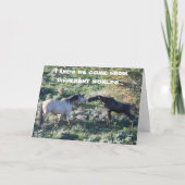 Moose Encounter Greetingカード カード (正面)