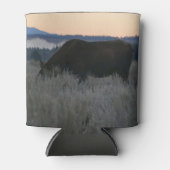 Moose Grazing at Sunrise at Grand Teton 缶クーラー (正面)