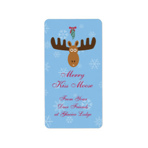Moose Head_メリーキスMoose_Deer Friends ラベル