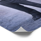 Moose in Classic Suspenders – Silent Forest Portra ポスター (角)