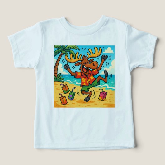 Moose+Juice = Loose –Energetic Summer Tee for Kids (デザイン正面)