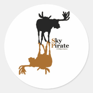 「Moose Made Me」ステッカーシート ラウンドシール